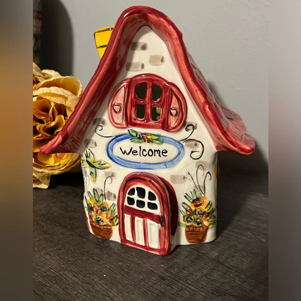 Clayworks WELCOME Candle House - Picture 1 of 4